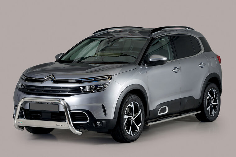 Citroën C5 Aircross 2019 tot heden – pushbar Ø 63 mm met CE/EU certificaat - RVS 304 hoogglans gepolijst