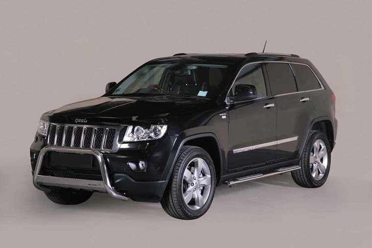 Jeep Grand Cherokee 2011 tot 2015 - pushbar Ø 63 mm met CE/EU certificaat - RVS 304 hoogglans gepolijst