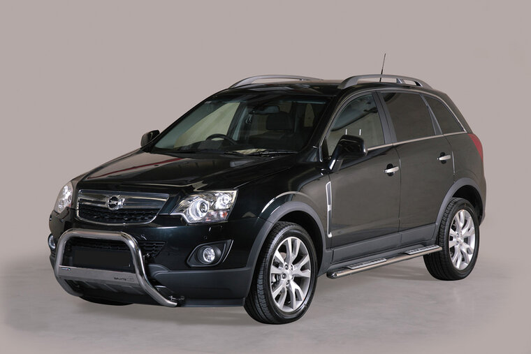 Opel Antara 2011 tot 2017 - pushbar Ø 63 mm met CE/EU certificaat - RVS 304 hoogglans gepolijst