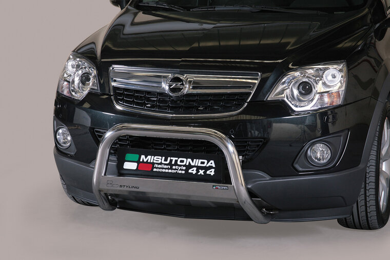 Opel Antara 2011 tot 2017 - pushbar Ø 63 mm met CE/EU certificaat - RVS 304 hoogglans gepolijst