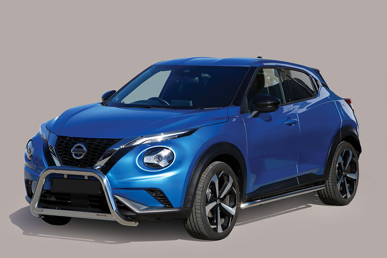 Nissan Juke 2019 tot heden - pushbar Ø 63 mm met CE/EU certificaat - RVS 304 hoogglans gepolijst