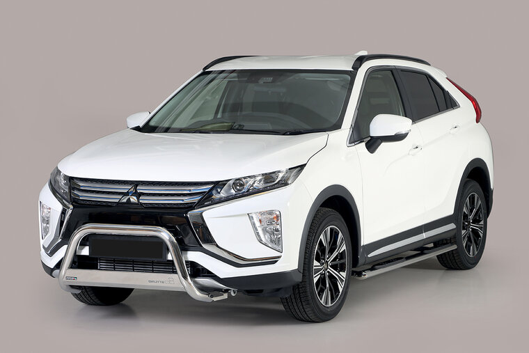Mitsubishi Eclipse Cross 2017 tot heden - pushbar Ø 63 mm met CE/EU certificaat - RVS 304 hoogglans gepolijst