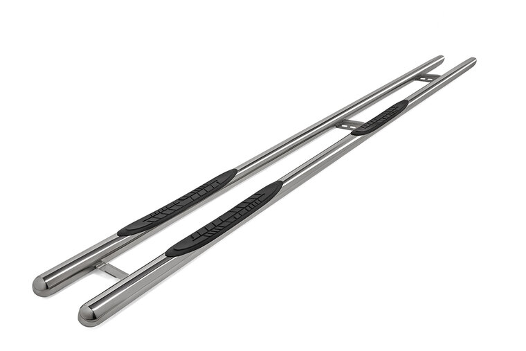 Mercedes Citan 2012 tot 2021 L1 - sidebars Ø 70 mm - rechte buis met 3 steps - hoogglans gepolijst
