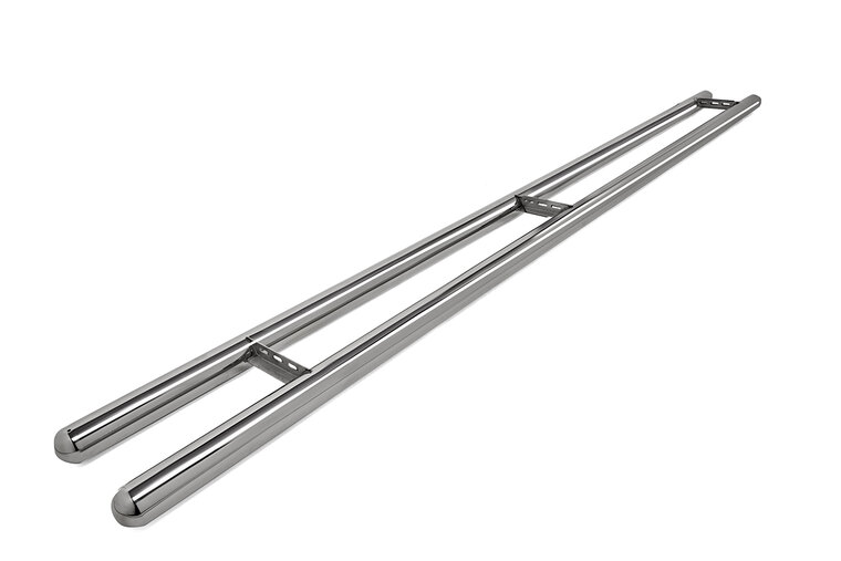 Peugeot Boxer 2014 tot heden L2 – sidebars Ø 70 mm - rechte buis - RVS 304 glans