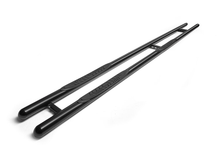 Mercedes Viano 2010 tot 2014 L1 - sidebars Ø 70 mm - rechte buis met 3 steps - mat zwart