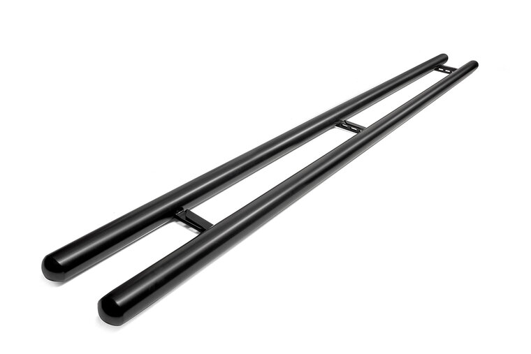 Volkswagen T4 1996 tot 2003 L2 - sidebars Ø 70 mm - rechte buis - mat zwart