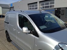 Peugeot Partner 2008 tot 2018 dakrails aluminium grijs