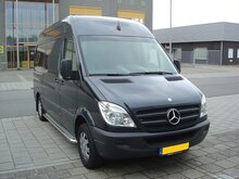 Mercedes Sprinter L2 sidebars 60 mm met RVS trede