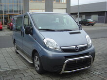 Renault Trafic 2001 tot 2014 L1 sidebars 60 mm met RVS trede