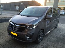 Fiat Talento L1 sidebars 60 mm met RVS trede