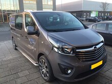 Fiat Talento L1 sidebars 60 mm met RVS trede