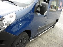 Renault Master L3 Sidebars buis 70 mm met 3 steps