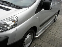 Peugeot Expert Sidebars buis 60 mm met RVS trede L1