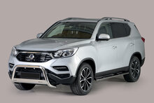 Ssangyong Rexton 2018 tot heden - pushbar Ø 63 mm met CE/EU certificaat - RVS 304 hoogglans gepolijst