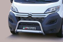 Citroën Jumper 2014 tot heden – pushbar Ø 63 mm met CE/EU certificaat - RVS 304 hoogglans gepolijst