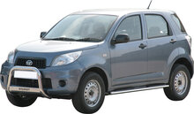 Daihatsu Terios 2010 tot 2018 – pushbar Ø 63 mm met modelnaam met CE/EU certificaat - RVS 304 hoogglans gepolijst