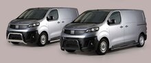 Fiat E-Ulysse 2022 tot heden - pushbar Ø 63 mm met CE/EU certificaat - RVS 304 zwarte poedercoating