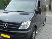 Mercedes Sprinter L2 sidebars 60 mm met RVS trede Mercedes Sprinter L2 sidebars 60 mm met RVS trede