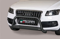 Audi Q5 2008 tot 2017 - pushbar Ø 63 mm met CE/EU certificaat - RVS 304 zwarte poedercoating Audi Q5 2008 tot 2017 - pushbar Ø 63 mm met CE/EU certificaat - RVS 304 zwarte poedercoating