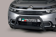 Citroën C5 Aircross 2019 tot heden – pushbar Ø 63 mm met CE/EU certificaat - RVS 304 zwarte poedercoating Citroën C5 Aircross 2019 tot heden – pushbar Ø 63 mm met CE/EU certificaat - RVS 304 zwarte poedercoating