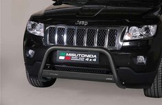 Jeep Grand Cherokee 2011 tot 2015 - pushbar Ø 63 mm met CE/EU certificaat - RVS 304 zwarte poedercoating Jeep Grand Cherokee 2011 tot 2015 - pushbar Ø 63 mm met CE/EU certificaat - RVS 304 zwarte poedercoating