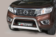 Nissan Navara 2016 tot heden - pushbar Ø 63 mm met CE/EU certificaat - RVS 304 hoogglans gepolijst Nissan Navara 2016 tot heden - pushbar Ø 63 mm met CE/EU certificaat - RVS 304 hoogglans gepolijst