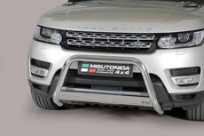 Land Rover Range Rover Sport 2013 tot 2017 - pushbar Ø 63 mm met CE/EU certificaat - RVS 304 hoogglans gepolijst Land Rover Range Rover Sport 2013 tot 2017 - pushbar Ø 63 mm met CE/EU certificaat - RVS 304 hoogglans gepolijst